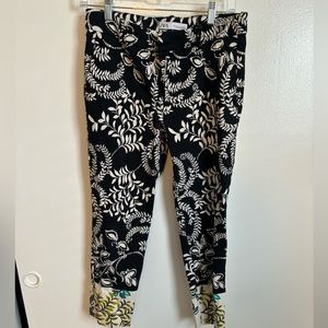 Zara printed pants/capris